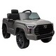 preview thumbnail 86 of 98, 12V Toyota Tundra Electric Ride-On Truck with Remote Control, Three Speeds, LED Lights, and Music for Kids Ages 3-8