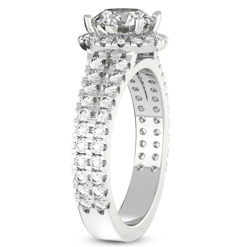 VS 2 1/3Ct Diamond Waverly Lab Grown Engagement Ring White, Yellow or Rose Gold