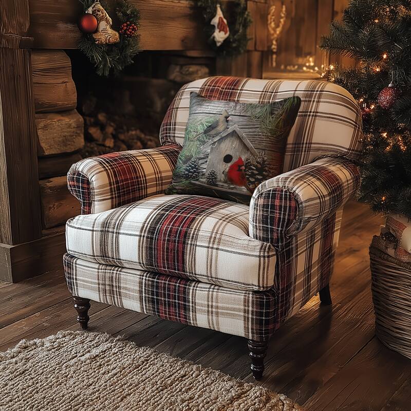 Donna Sharp Cardinal Pine Polyester 2PC Decor Pillow Set