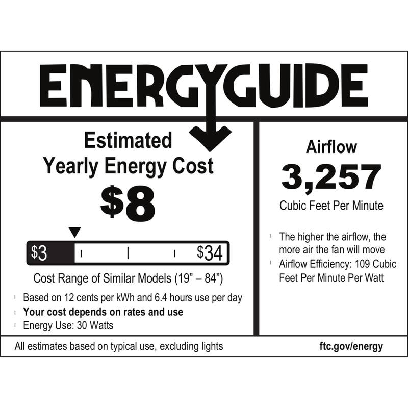 Hunter 52" Hartland Ceiling Fan with 3-Light LED Light and Pull Chains - Farmhouse, Transitional