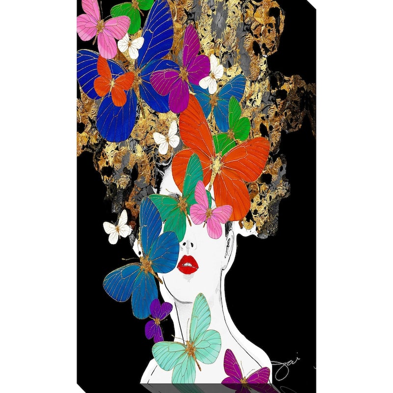 "Butterfly Girl" by Jodi Print on Canvas
