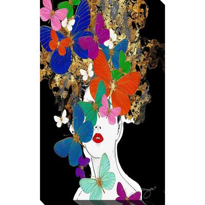"Butterfly Girl" by Jodi Print on Canvas