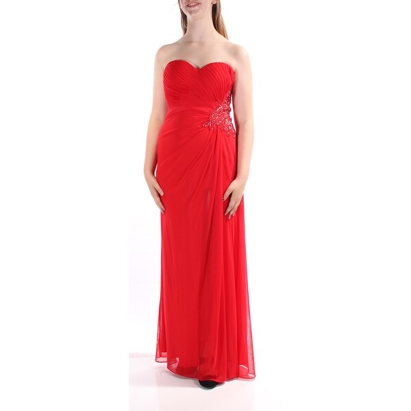 red prom dress size 6