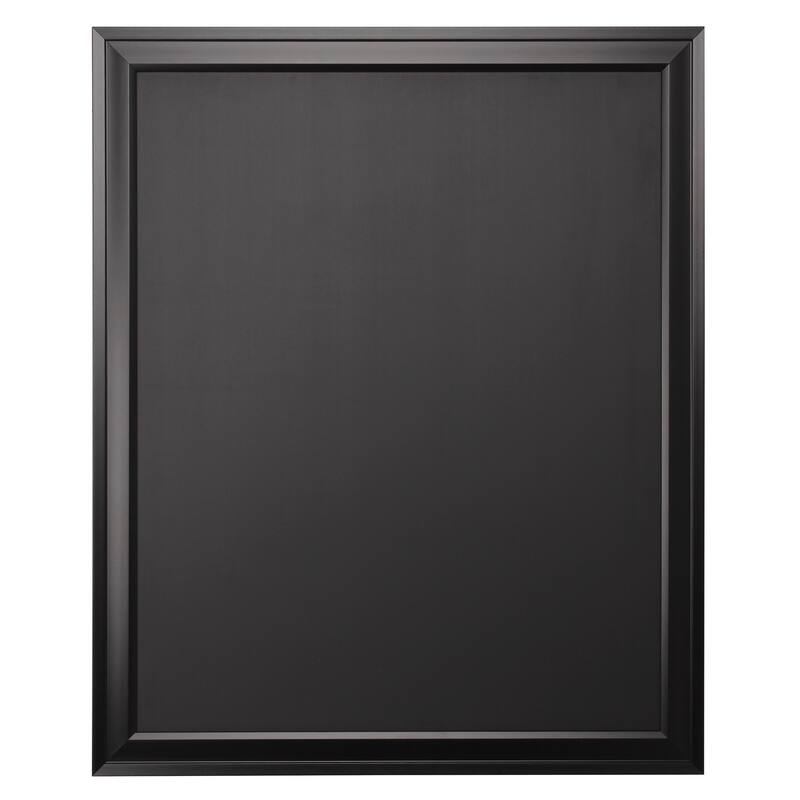 Bosc Framed Magnetic Chalkboard - 27.5x33.5 - Black