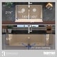 preview thumbnail 63 of 75, Karran Retrofit Farmhouse Quartz 34 in. Double Bowl 50/50 Sink Kit