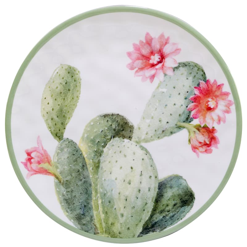 Certified International Desert Beauty 9" Melamine Salad/Dessert Plates, Set of 6 - 9" Dia