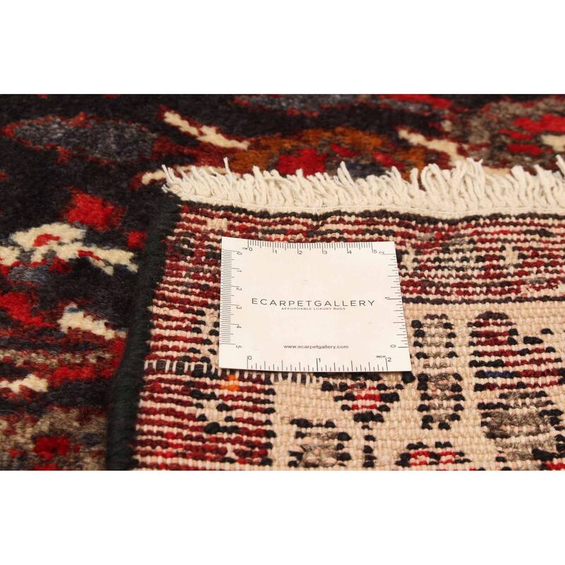 ECARPETGALLERY Hand-knotted Andelz Navy Wool Rug - 4'0 x 8'0