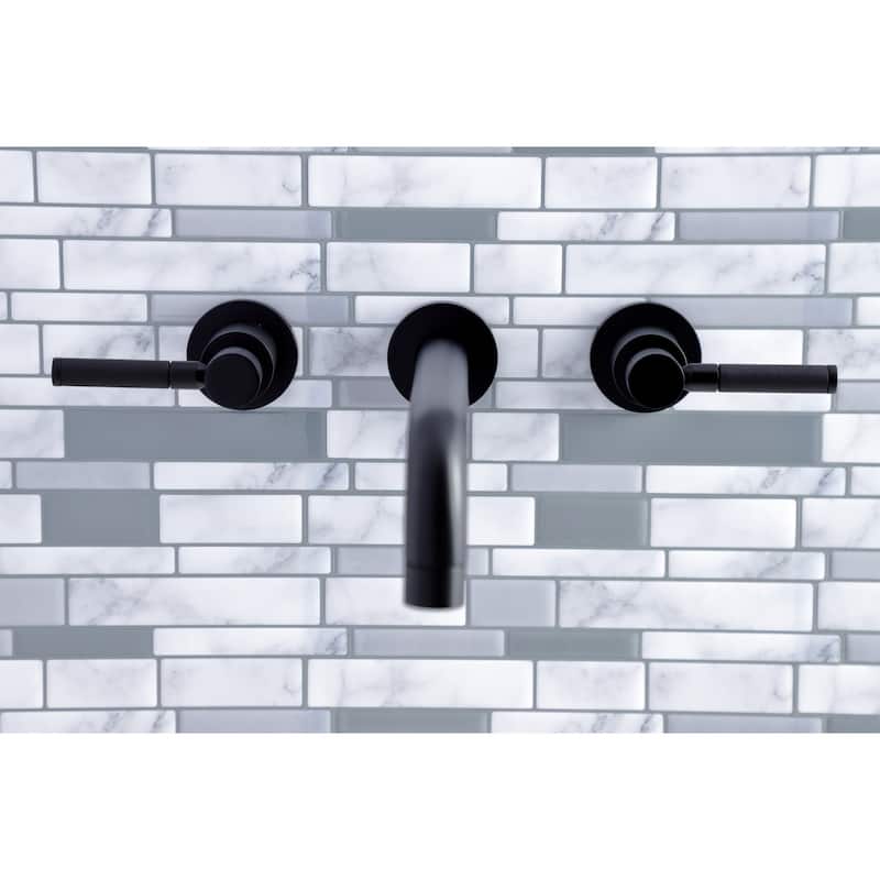 Kingston Brass Kaiser 3-Hole Wall Mount Roman Tub Faucet