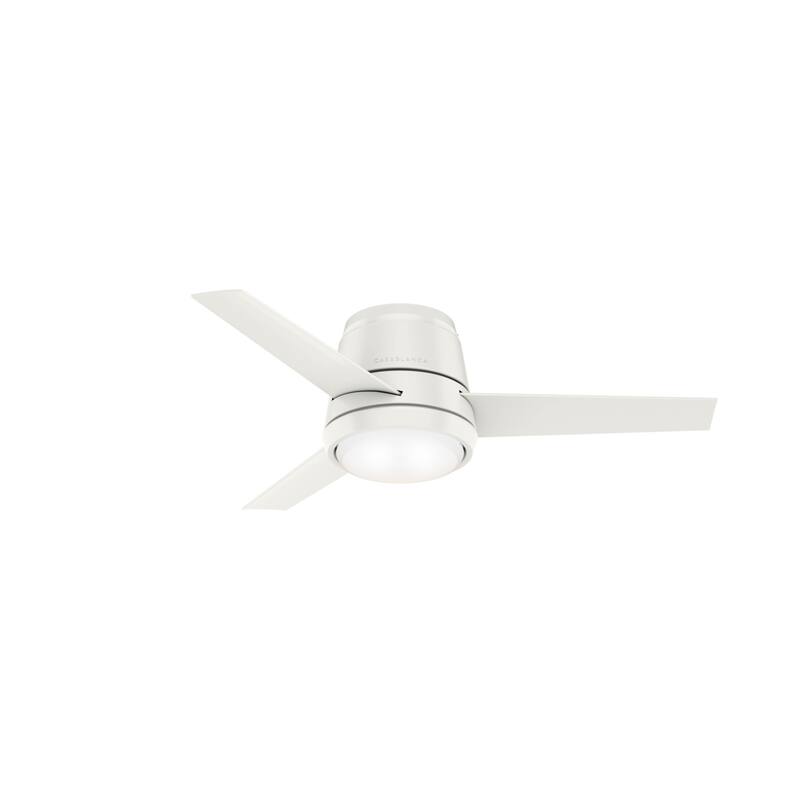 Casablanca 44" Commodus Low Profile Ceiling Fan with LED Light Kit and Wall Control - Modern & Contemporary, Transitional