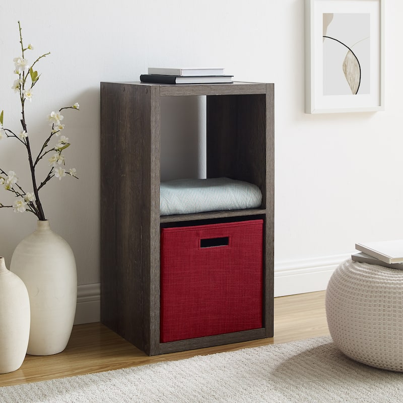 Linon Alaric 2 Cubby Storage Cabinet