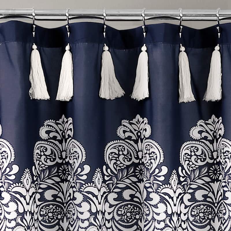 Lush Decor Boho Medallion Shower Curtain