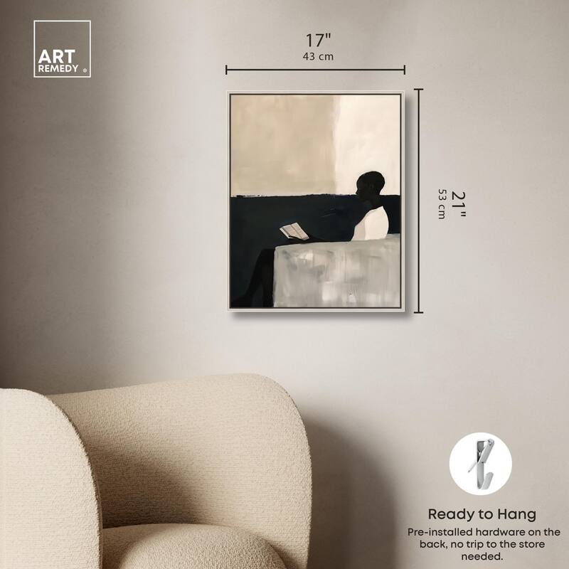 Void Reader III Canvas by Art Remedy