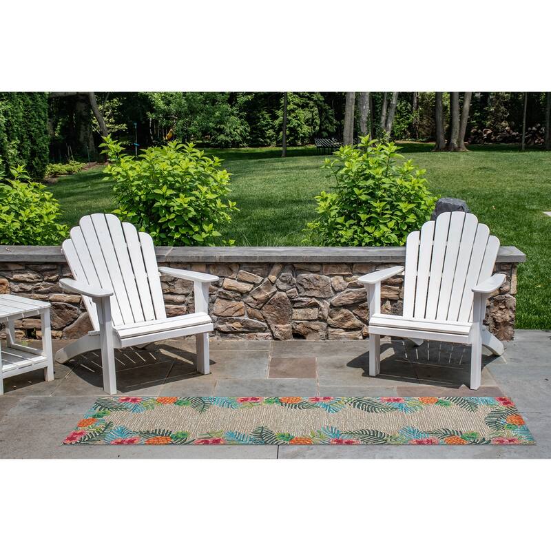 Liora Manne Ravella Tropical Indoor/Outdoor Rug