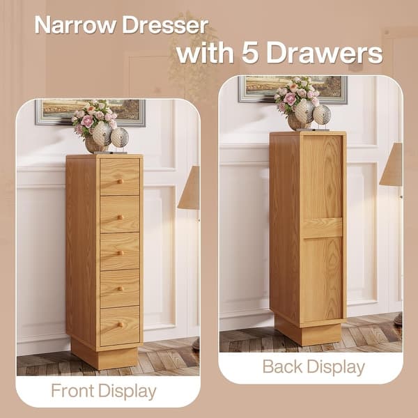 chinese dress ladies 5 Drawer Wide Short Dresser – Sorbus Home