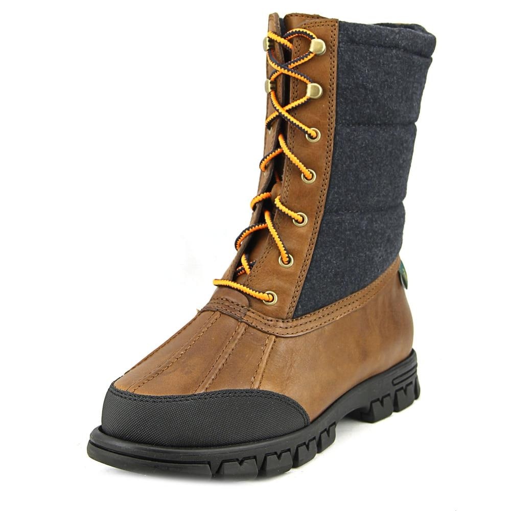 Shop Lauren Ralph Lauren Quinlyn Women Round Toe Leather Tan