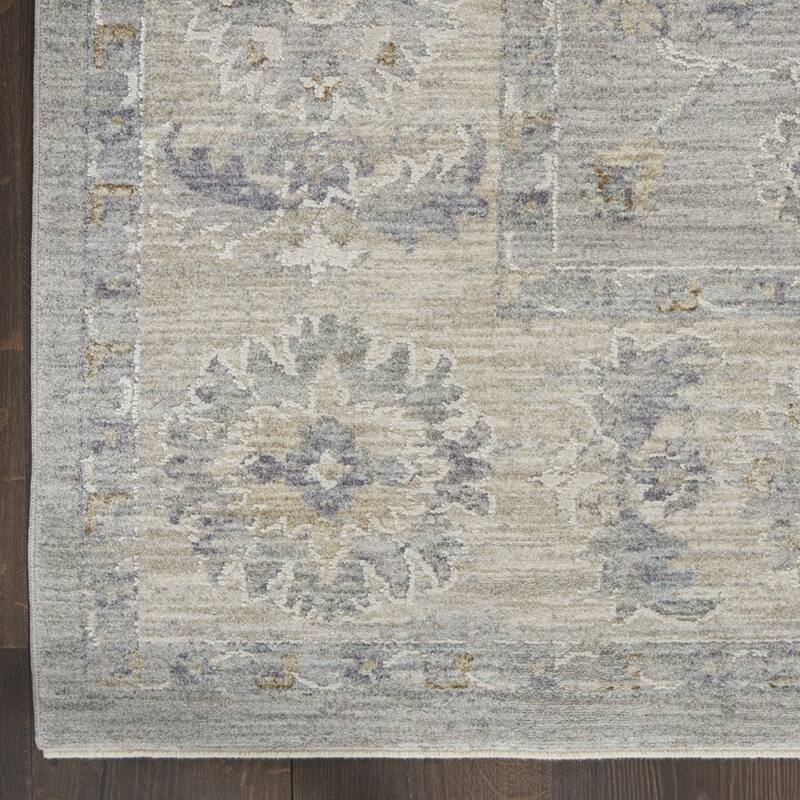 Power Loomed Floral Traditional Area Rug - 122' X '27' X '0.5