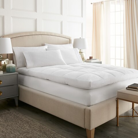 Cloud Top Grey Ultra Plush Pillow Top Feather Bed