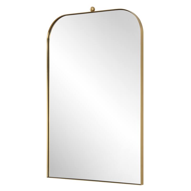 Uttermost 08185 Cassidy 21" W x 33" H Arched Framed Bathroom Mirror