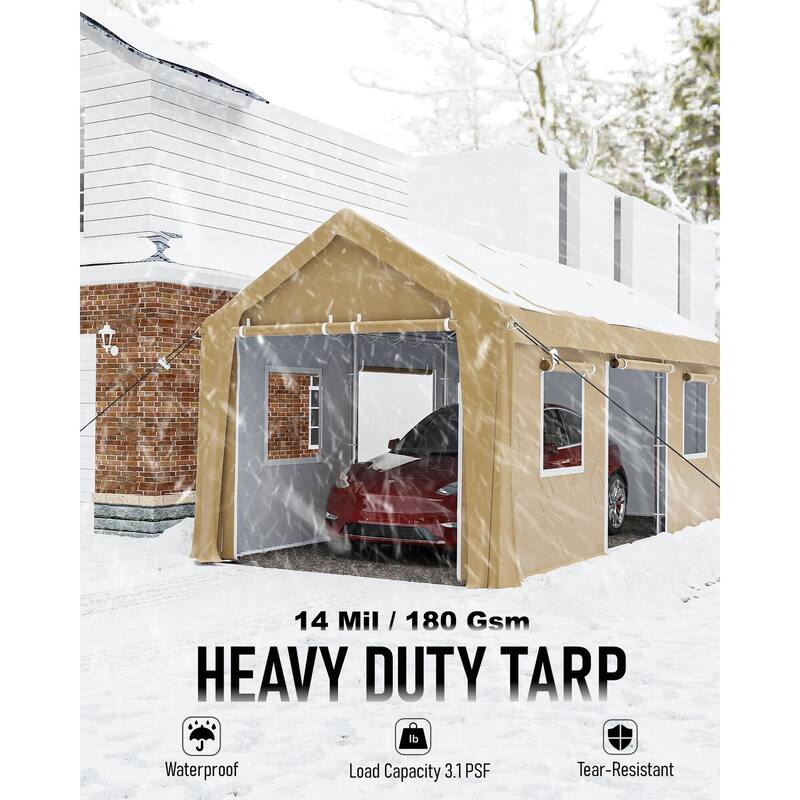 Carport 10'x20' 13'x20' Heavy Duty Portable Garage