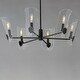 preview thumbnail 6 of 5, Maxim 32356CL Armory 6 Light 29" Wide Taper Candle Style Chandelier