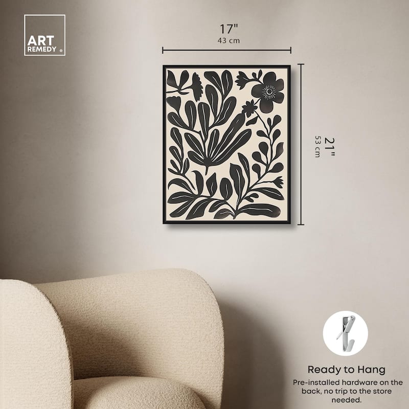 Ebony Eden Essence II Canvas by Art Remedy