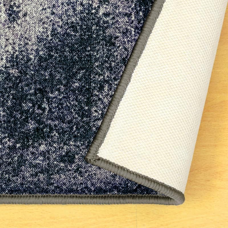 Superior Eldwin Medallion Non-Slip Washable Indoor Runner or Area Rug