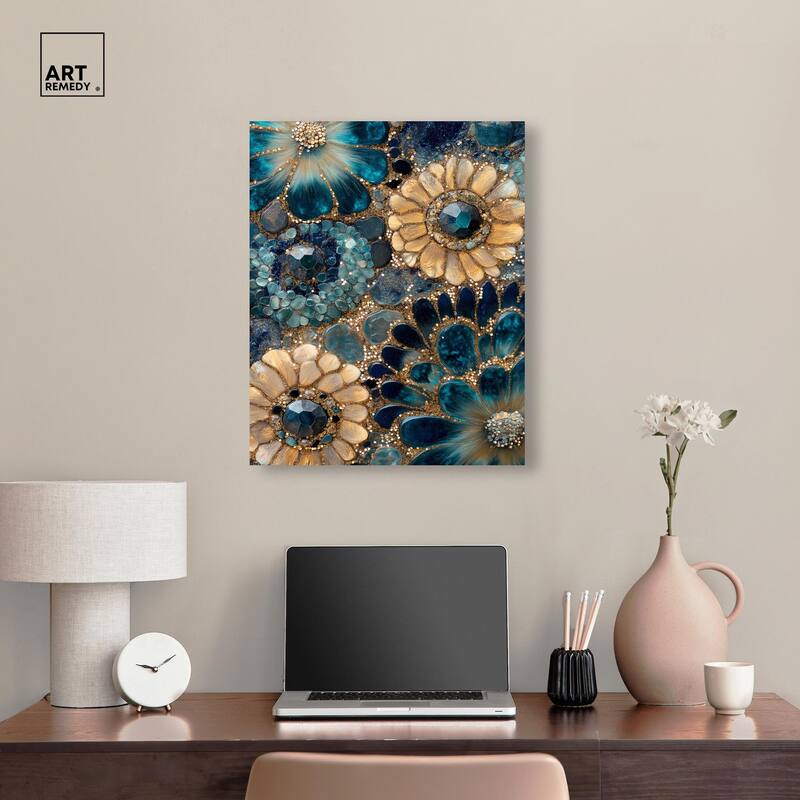 Opulent Geode III Canvas by Art Remedy, Gallery Wrapped