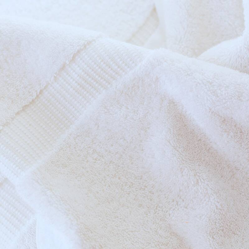 Salbakos Cotton Bath Towels Turkish Cotton Soft Absorbent Set of 4 - 27x54