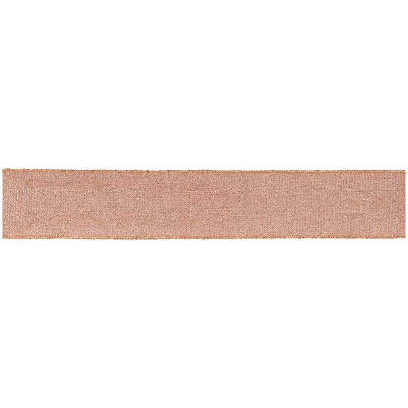 Wired Ribbon Roll for Holiday Bows Wrapping and Decor - 2.5" x 10 Yds - Pink