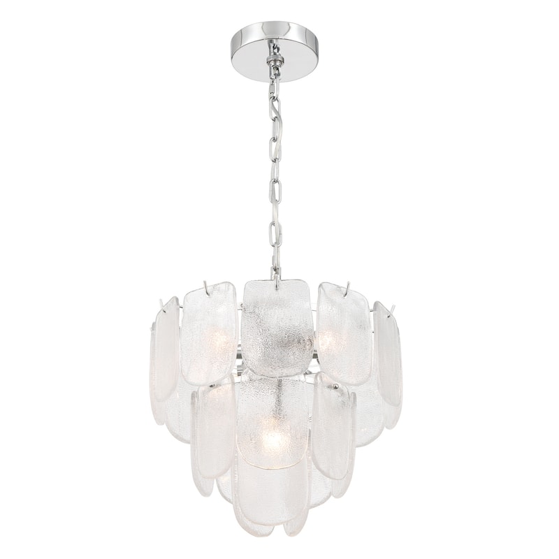 Artcraft Bianca 5-Light Pendant - Polished Nickel - Crystalline
