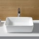preview thumbnail 9 of 9, Karran Quattro Vibrant Matte White Acrylic 18 in. Rectangular Bathroom Vessel Sink
