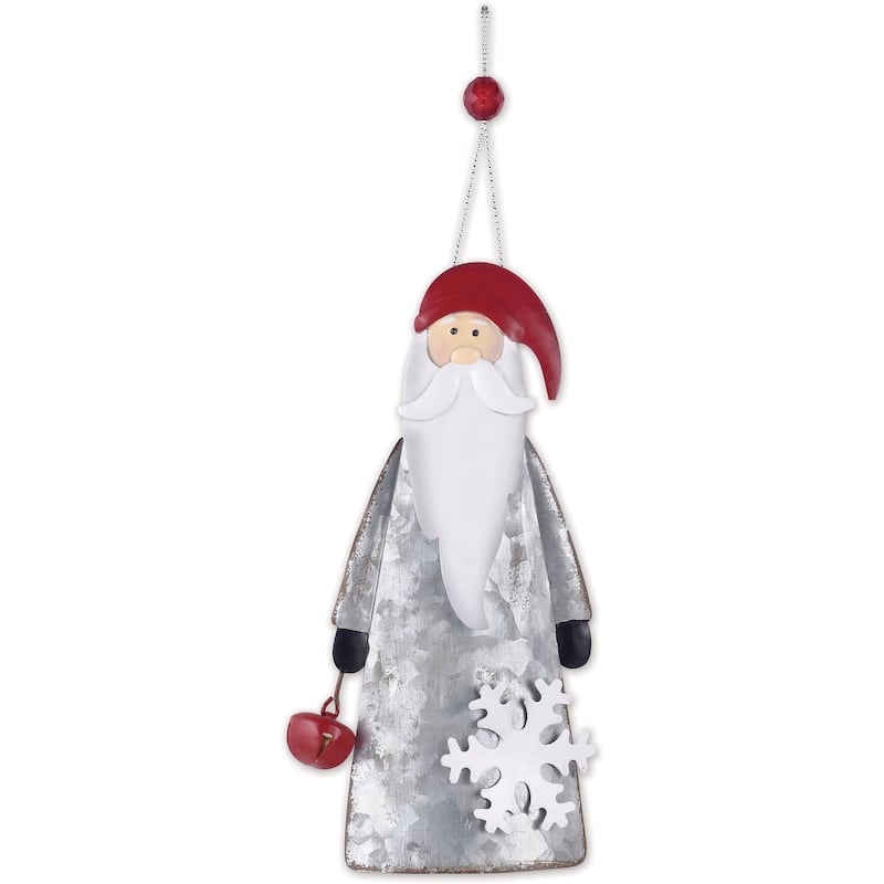 Woodland Santa Ornament, Set of 2