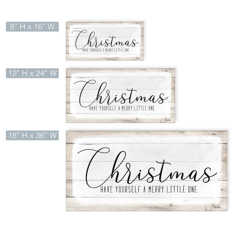 Ready2HangArt 'Merry Christmas II' Holiday Canvas Wall Art by Olivia Rose