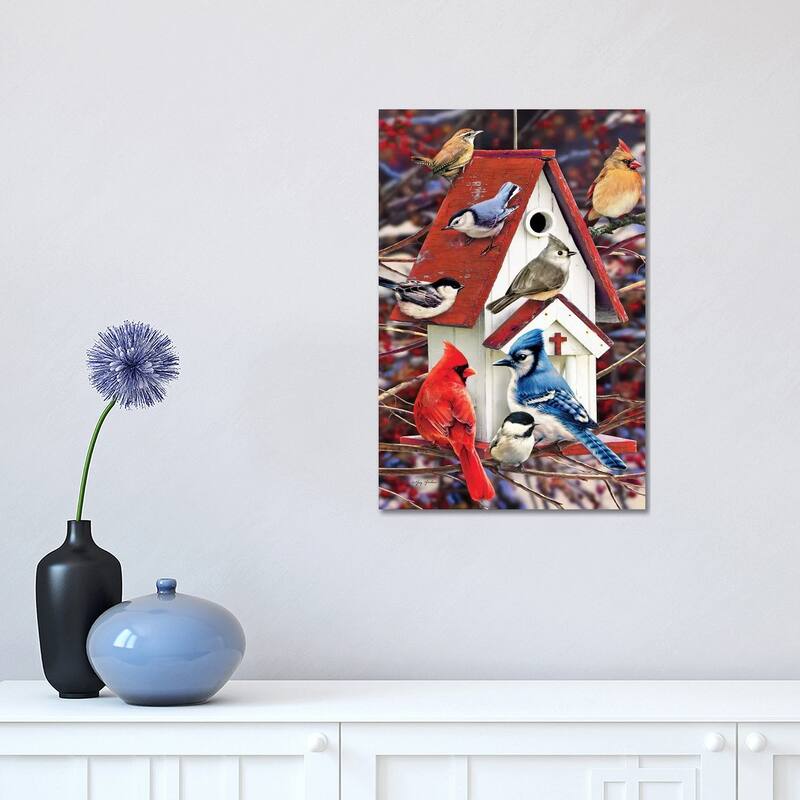 iCanvas "Church Birdhouse" by Greg & Company Canvas Print - 18x12x1.5