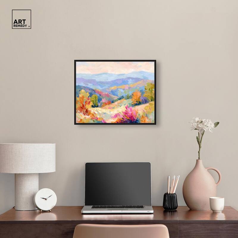 Colorful Valley II Canvas by Art Remedy