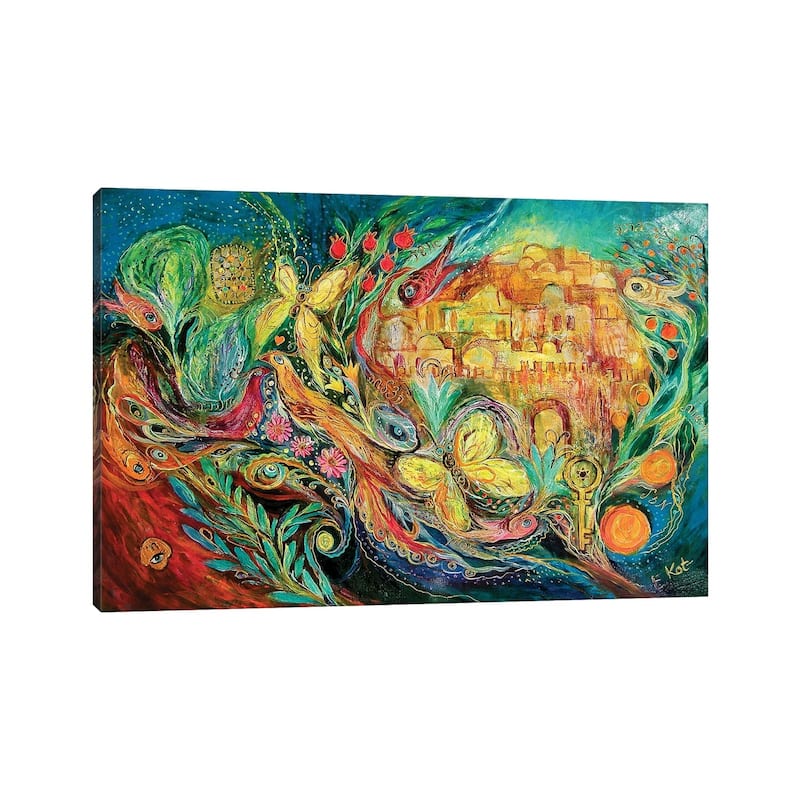iCanvas "The Key Jerusalem" by Elena Kotliarker Canvas Print