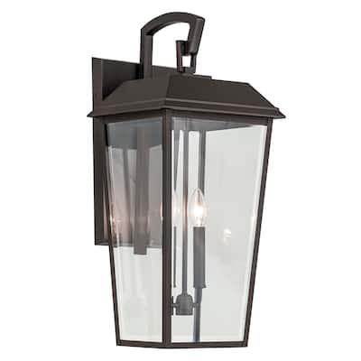 Kichler Lighting Mathus 24.25 in. 2-Light Outdoor Wall Sconce