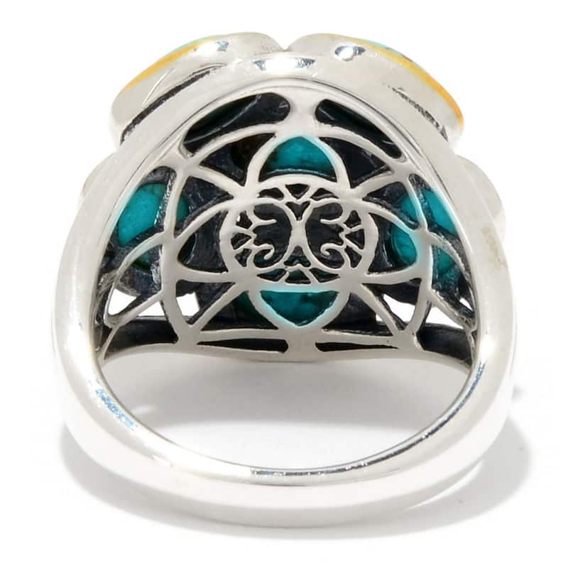 925 Sterling Silver Campitos Turquoise Ring