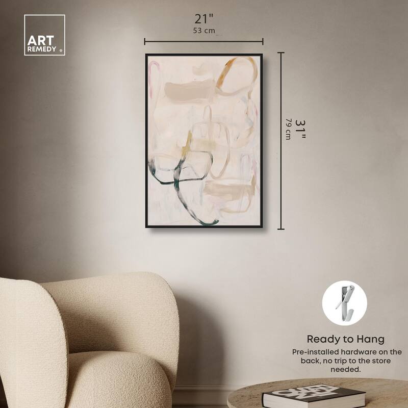 Faded Outlines I Canvas by Art Remedy