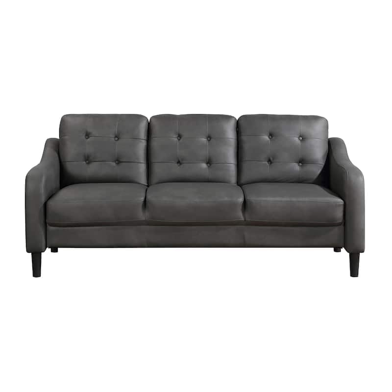 Reagan Polished Microfiber 3-Piece Living Room Sofa Set