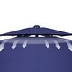 preview thumbnail 32 of 76, Pellebant 9 x 5 Ft Outdoor Double Top Market Umbrella