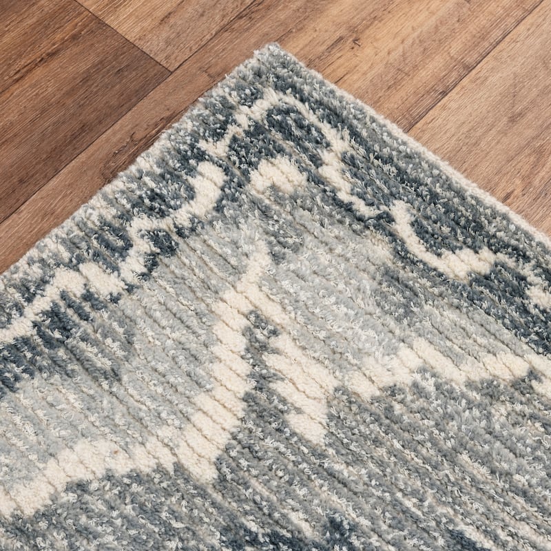 Alora Decor Tabatha Brown Hand-tufted Wool Blend Rug