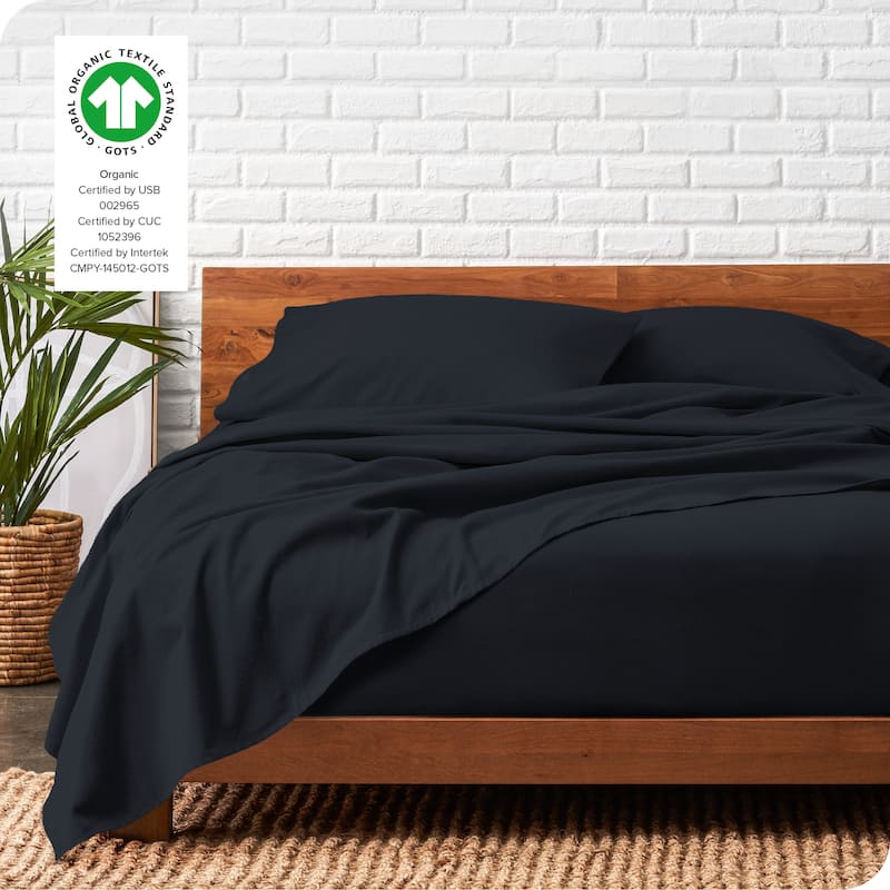 Bare Home Organic Cotton Flannel Sheet Set
