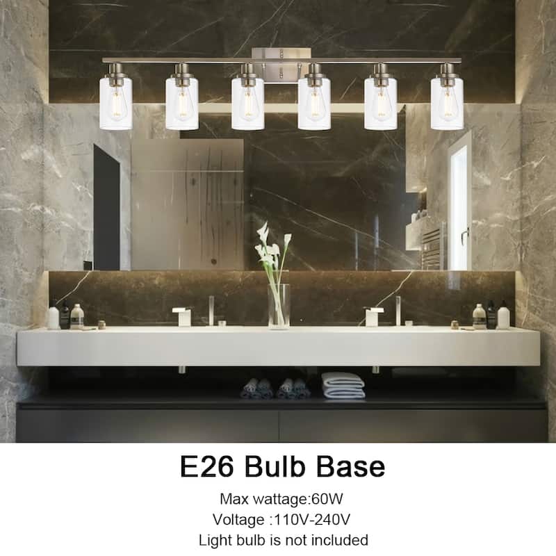 Vinluz Modern 6-lights Vanity Lighting Fixture for Bathroom
