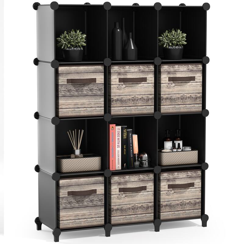 Sorbus Cube Storage Organizer – Waterproof Cubby Shelf for Closet, Toys, Books, Shoes, Décor – Space-Saving Bookshelf