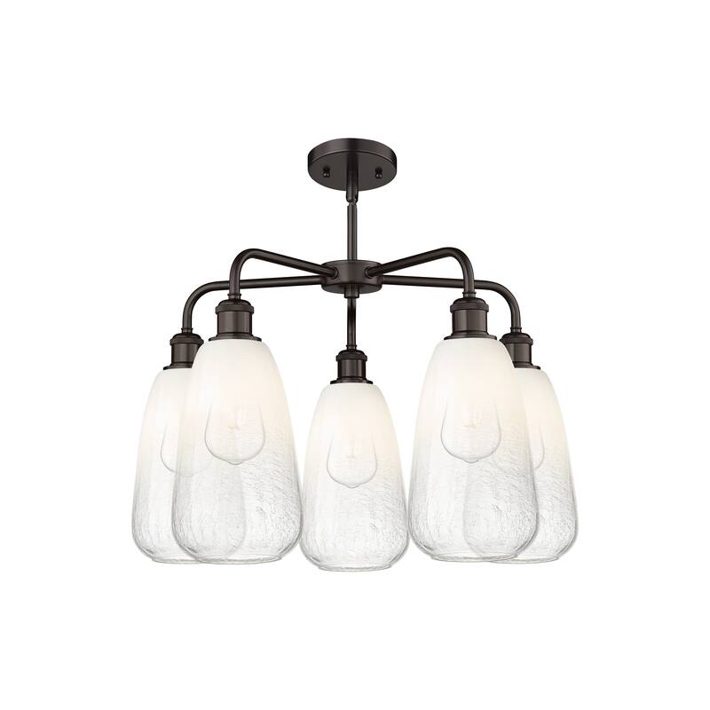 Innovations Lighting Endless Possibilities Ballston - Brookhaven Almond - 5 Light 25" Stem Hung Chandelier
