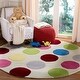 preview thumbnail 3 of 28, SAFAVIEH Handmade Kids Babeth Wool Rug 4' Round - Ivory/Multi - Round