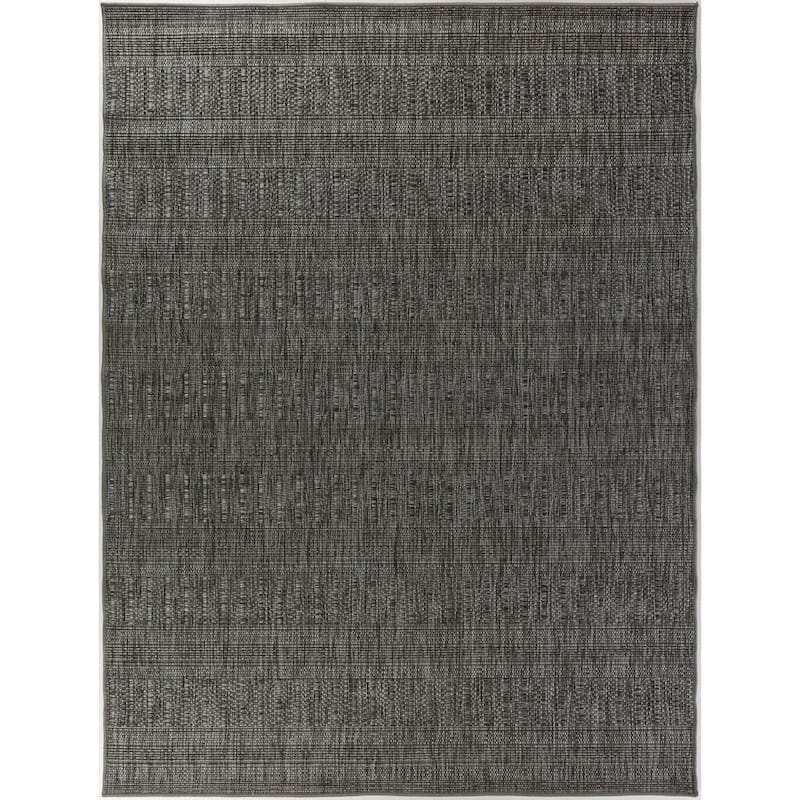 Jarrett Flatweave Stripe Indoor/Outdoor Area Rug