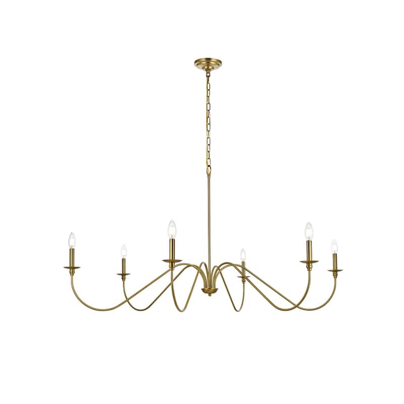 Indigo Home 54 inch chandelier - Gold