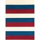 preview thumbnail 6 of 19, Penn Casual Striped Area Rug 9' 3" x 12' 6" - Burgundy